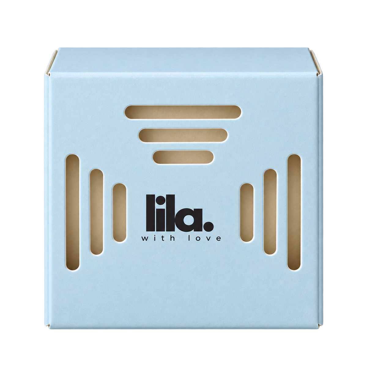 LILA WITH LOVE Divine Lily scented wax pod in its blue vented box