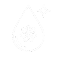 white Drop in a white background